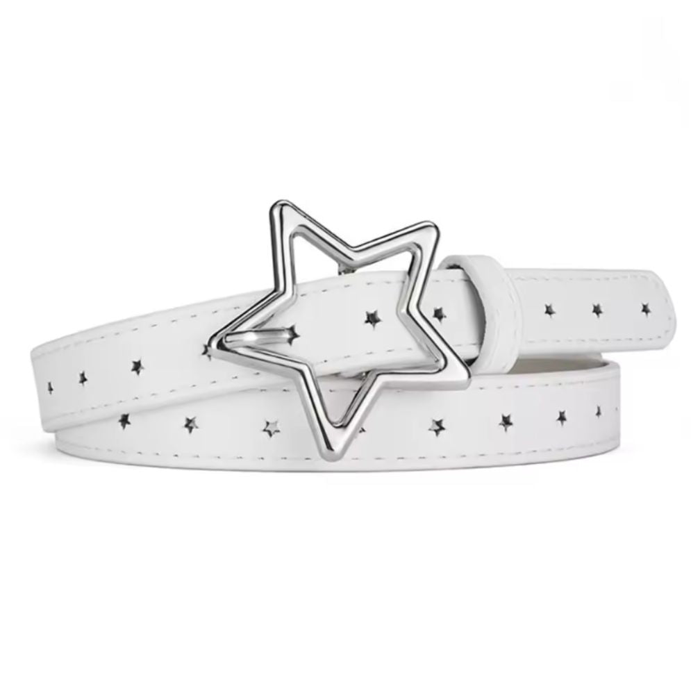 Ceinture Fine en Simili-Cuir à Étoile pour Fille et Garçons