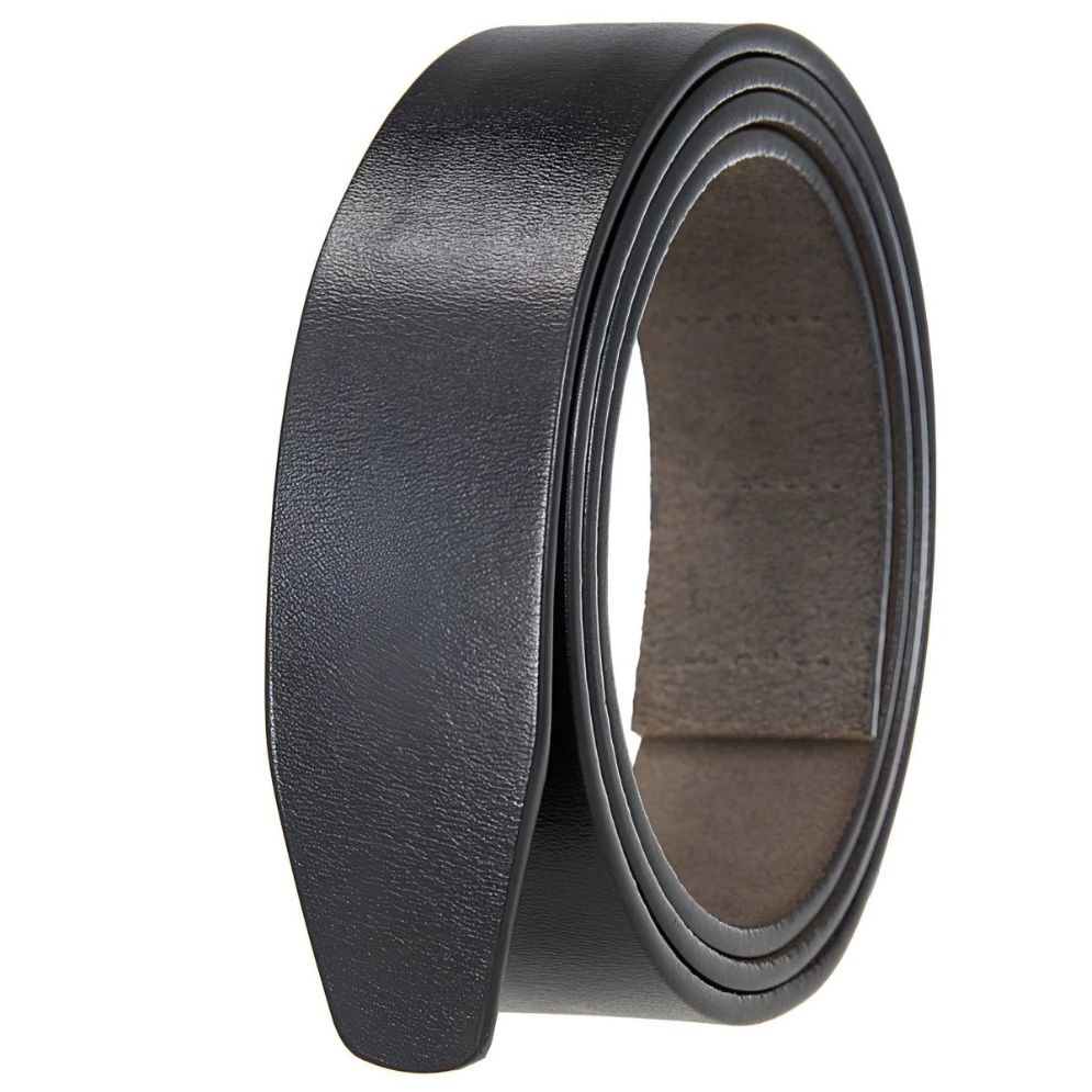 Lanière de Ceinture 3.5 cm Cuir Aspect Rétro Boucles Automatiques Modèle Boldo - La Ceinturerie