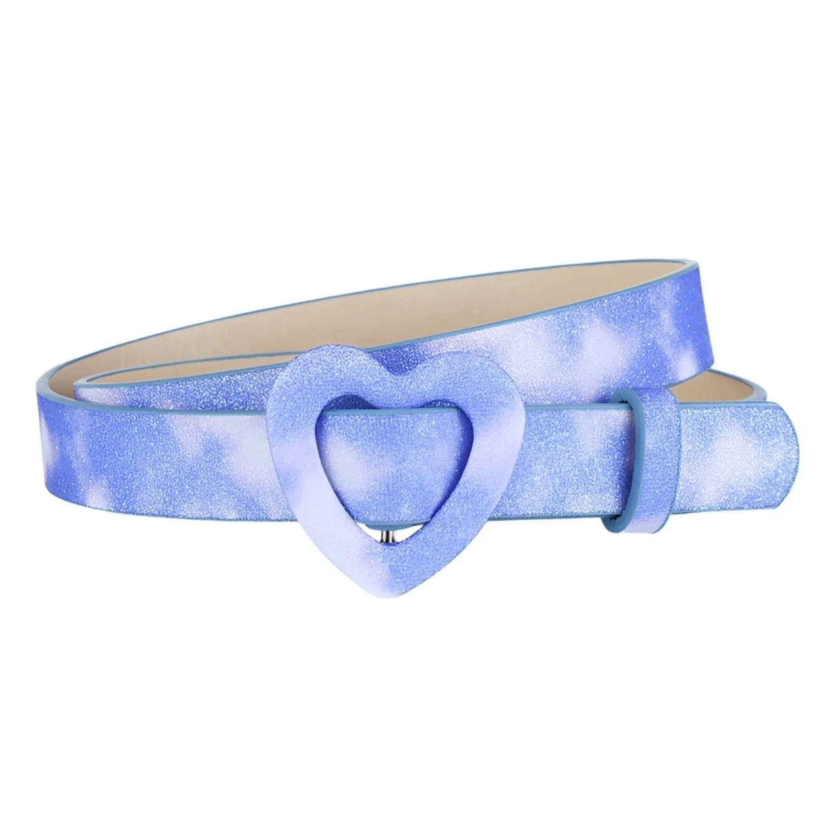 Ceinture en Simili Boucle Cœur Fille Modèle Bumble - La Ceinturerie