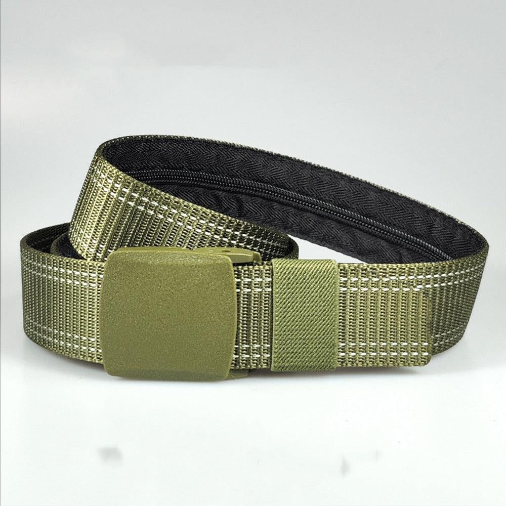 Ceinture Cache Billets Nylon pour Homme Modèle Tengiz - La Ceiturerie