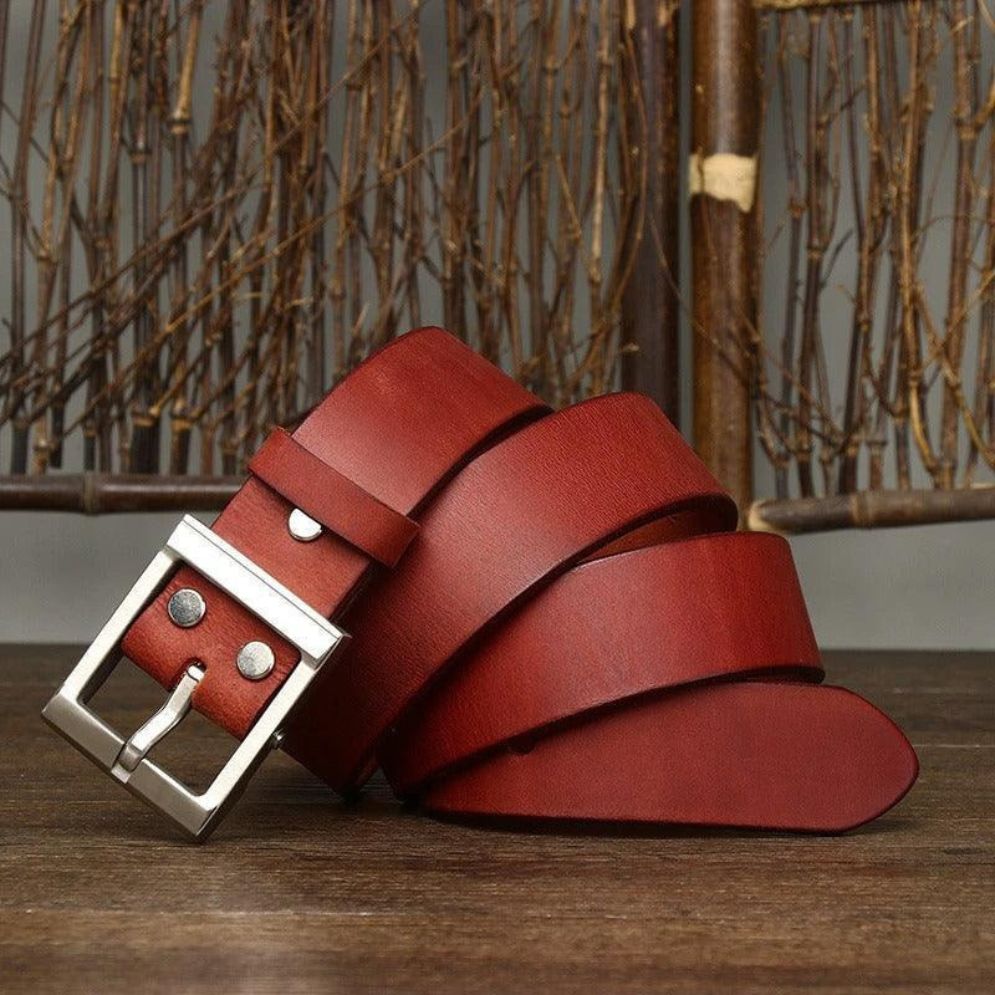 Ceinture Casual en Cuir pour Homme Modèle Anil - La Ceinturerie