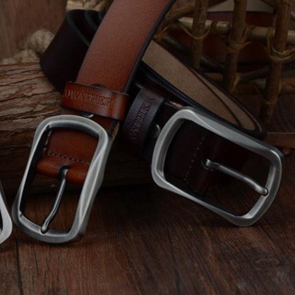 Ceinture Casual en Cuir pour Homme Modèle Tesauro - La Ceinturerie