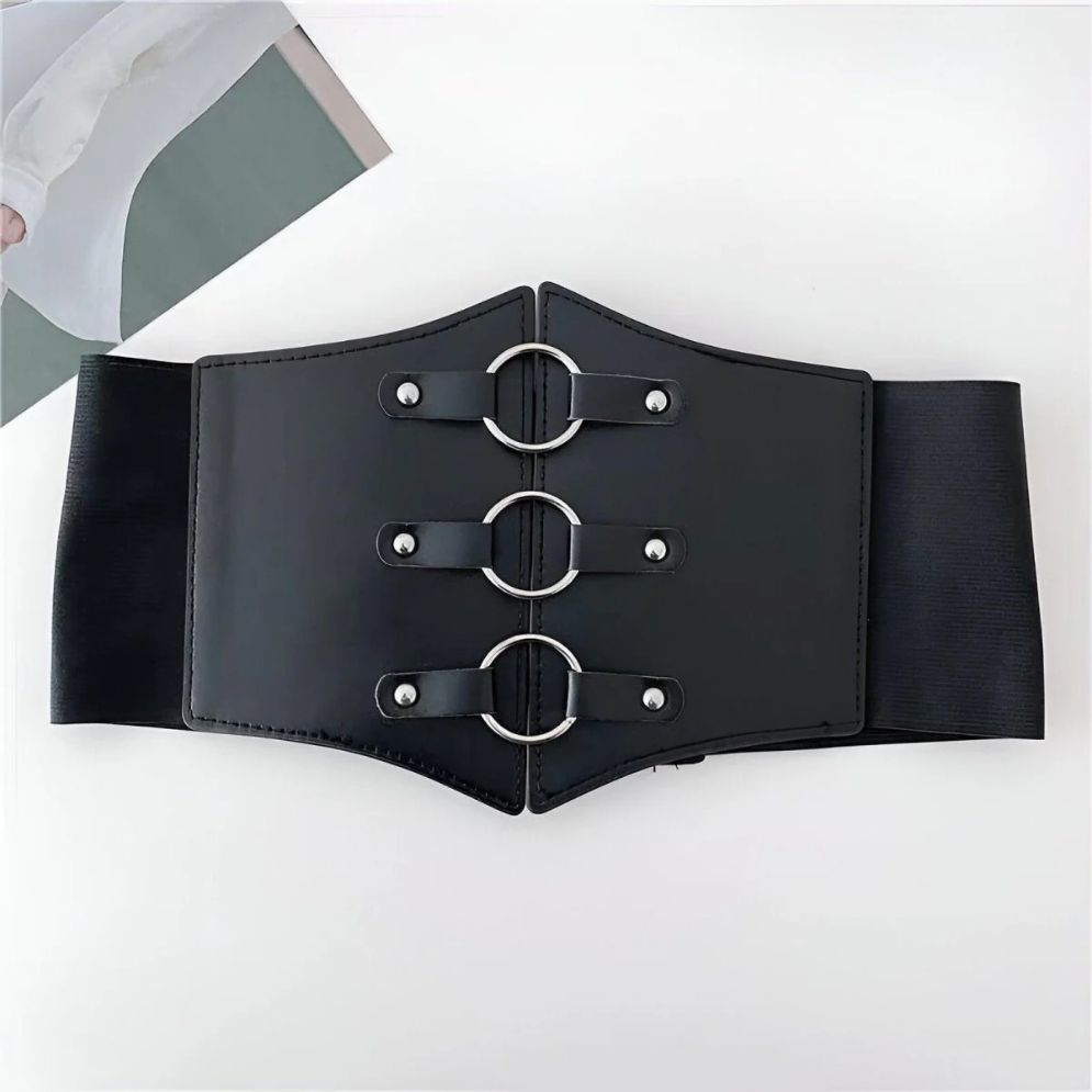 Ceinture Corset à Boucles Rondes Modèle Sufauzea - La Ceinturerie