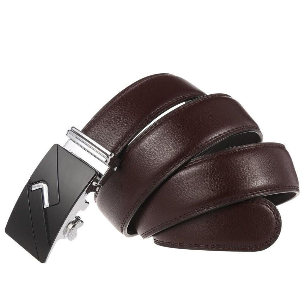 Ceinture de Costume Cuir pour Homme Modèle Kristvar - La Ceinturerie