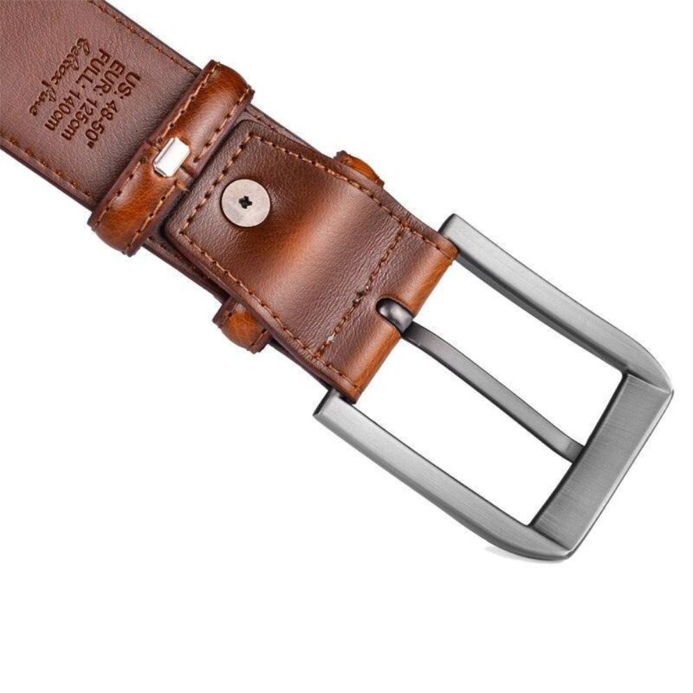 Ceinture de Costume en Cuir pour Homme Modèle Logan - La Ceinturerie