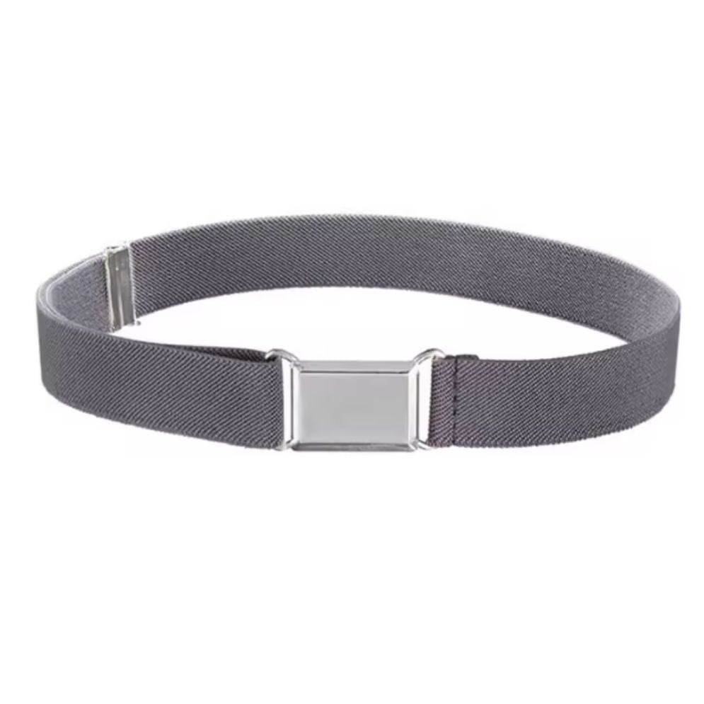 Ceinture Elastique en Polyester pour Garçon et Filles Grise