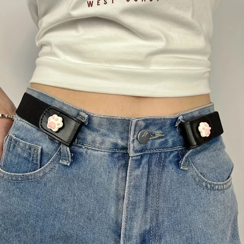 Ceinture Élastique Sans Boucle Fille À Motifs