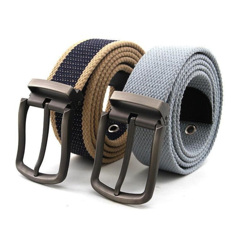 Ceinture en Toile pour Homme Modèle Amense - La Ceinturerie