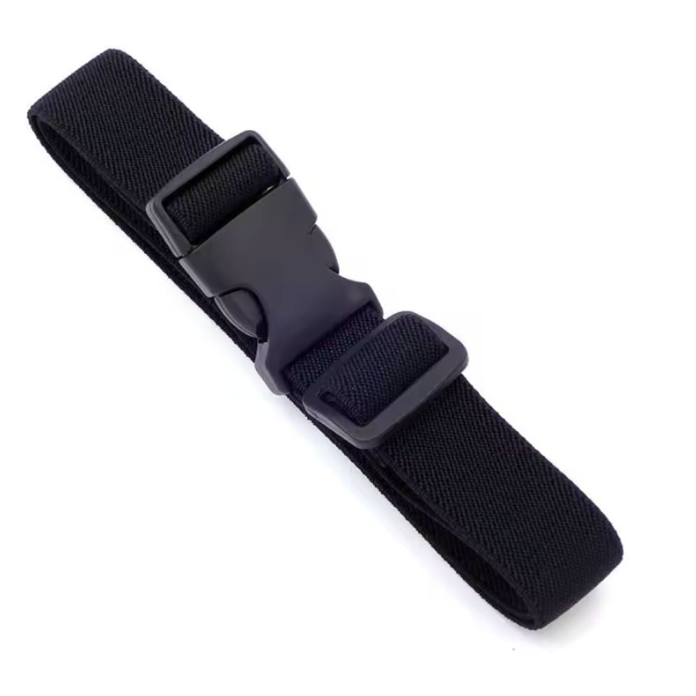 Ceinture Noire pour Garçons en Nylon à Clip Noire