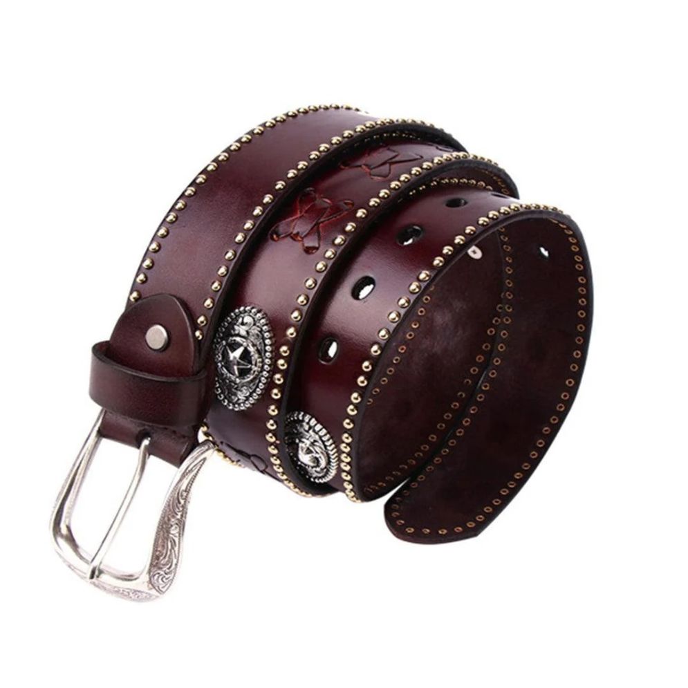 Ceinture Western en Cuir Modèle Shima La Ceinturerie