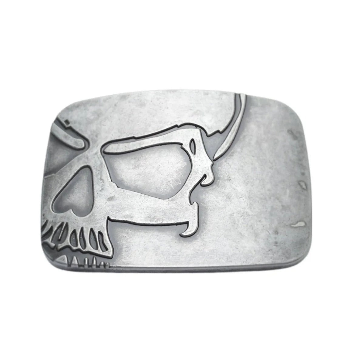 Boucle de Ceinture Tête de Mort Modèle Arne - La Ceinturerie