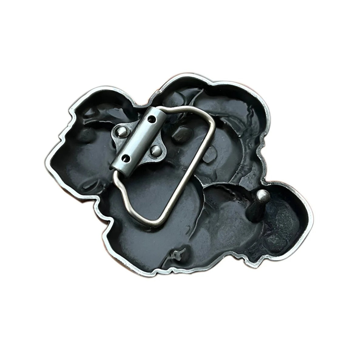 Boucle de Ceinture Tête de Mort Tas de Crânes Modèle Elliot