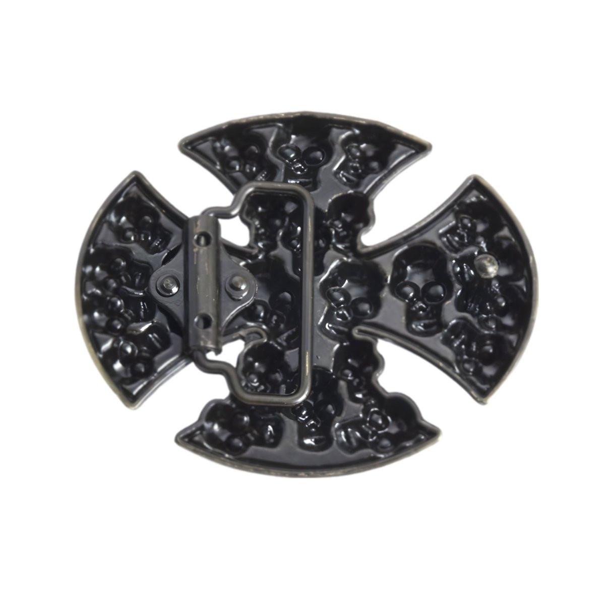 Boucle de Ceinture Multiples Têtes de Mort Modèle Hosh - La Ceinturerie