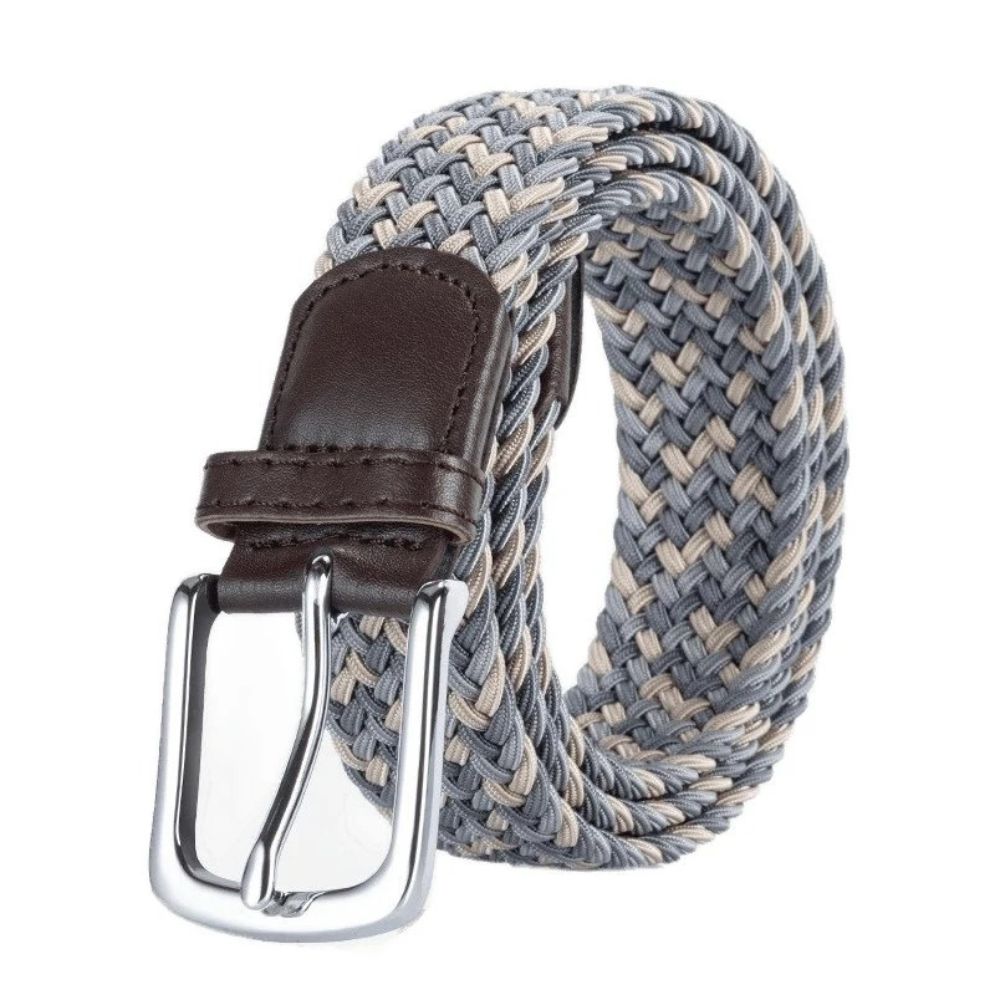 Ceinture Tressée Élastique pour Homme Modèle Thomas - La Ceinturerie