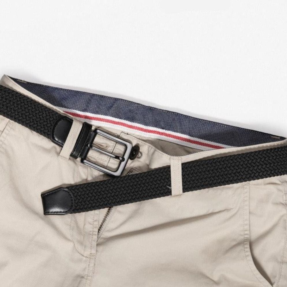 Ceinture Tressée Élastique pour Homme Modèle Thomas - La Ceinturerie