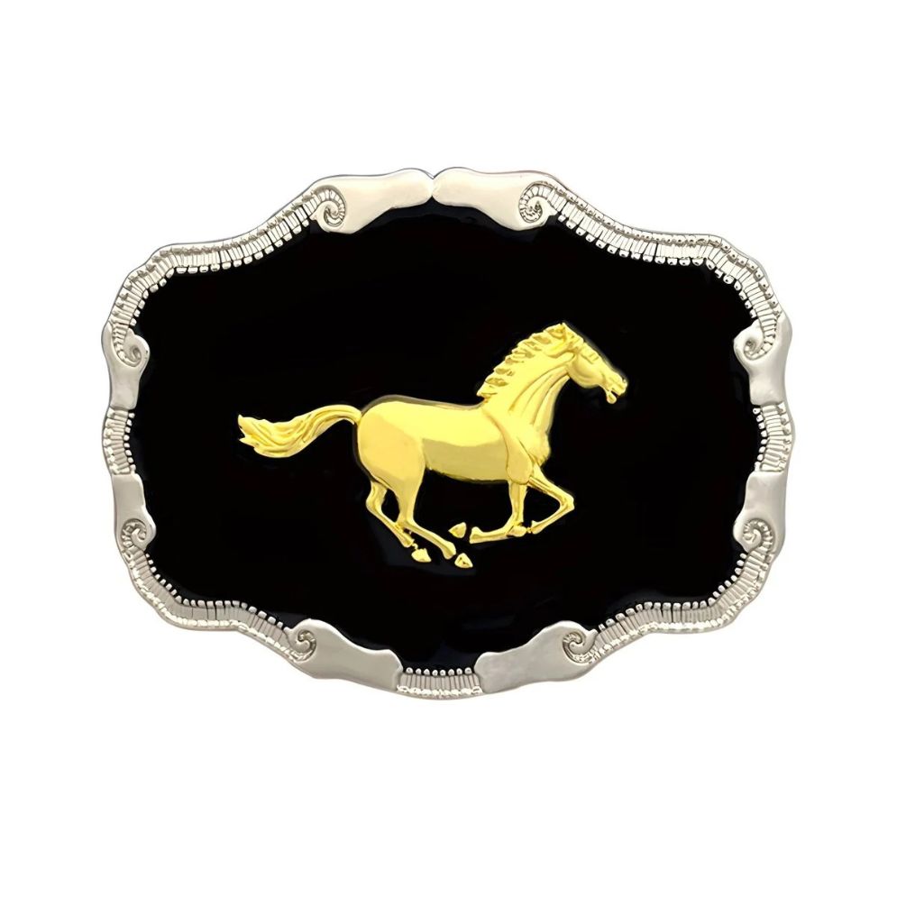 Boucle de Ceinture Animal Cheval Modèle Cooper - La Ceinturerie

