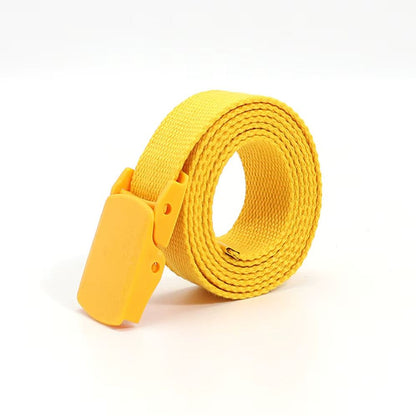Ceinture Tactique Colorée pour Enfants en Polyester jaune