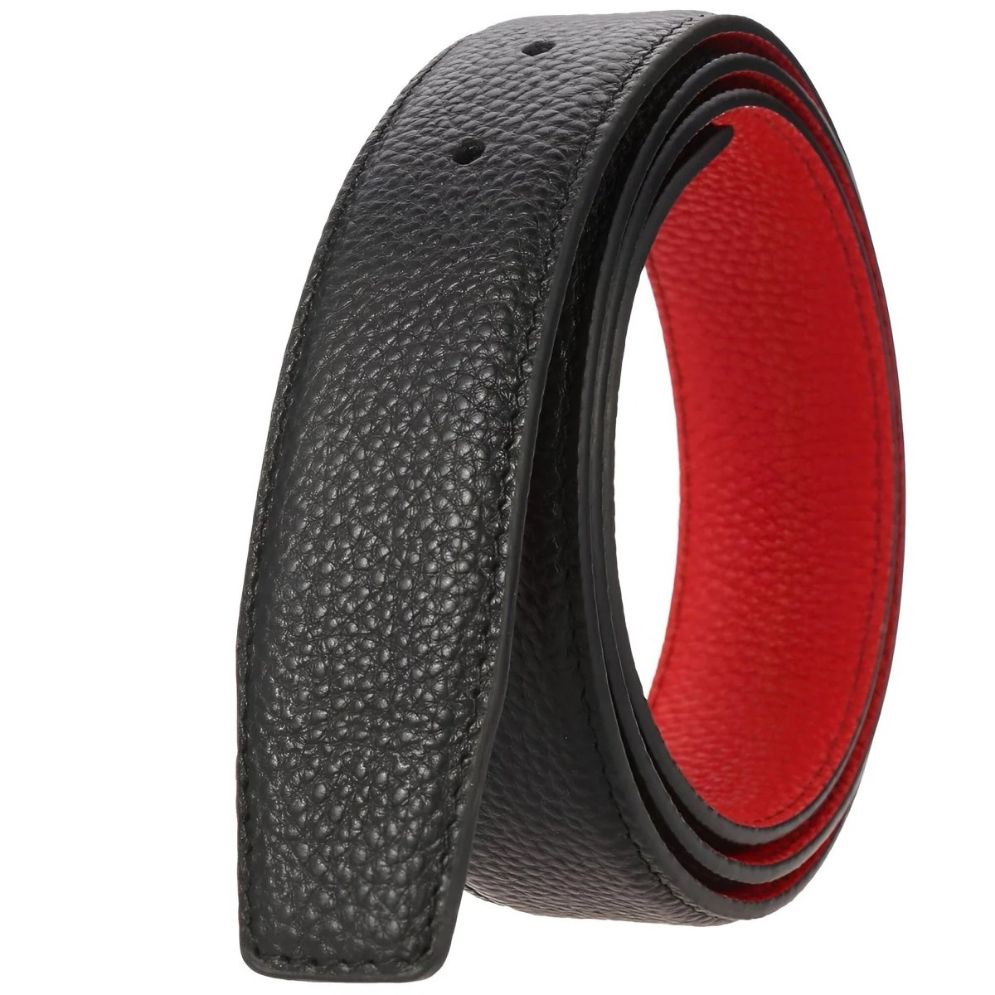 Lanière 3.4 cm Cuir Boucles Ardillons Modèle Edmund - La Ceinturerie