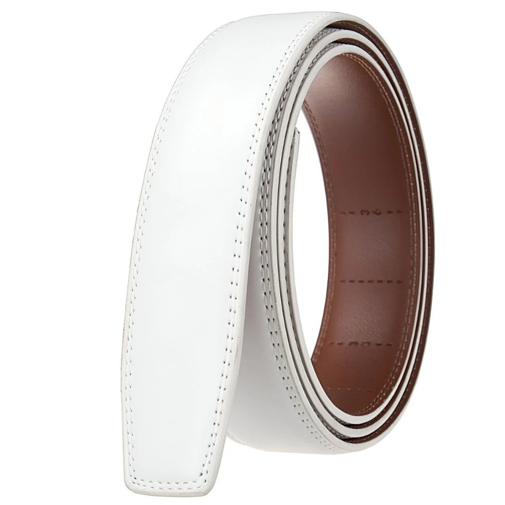 Lanière de Ceinture 3.5 cm Cuir pour Boucles Automatiques Modèle Lincoln - La Ceinturerie