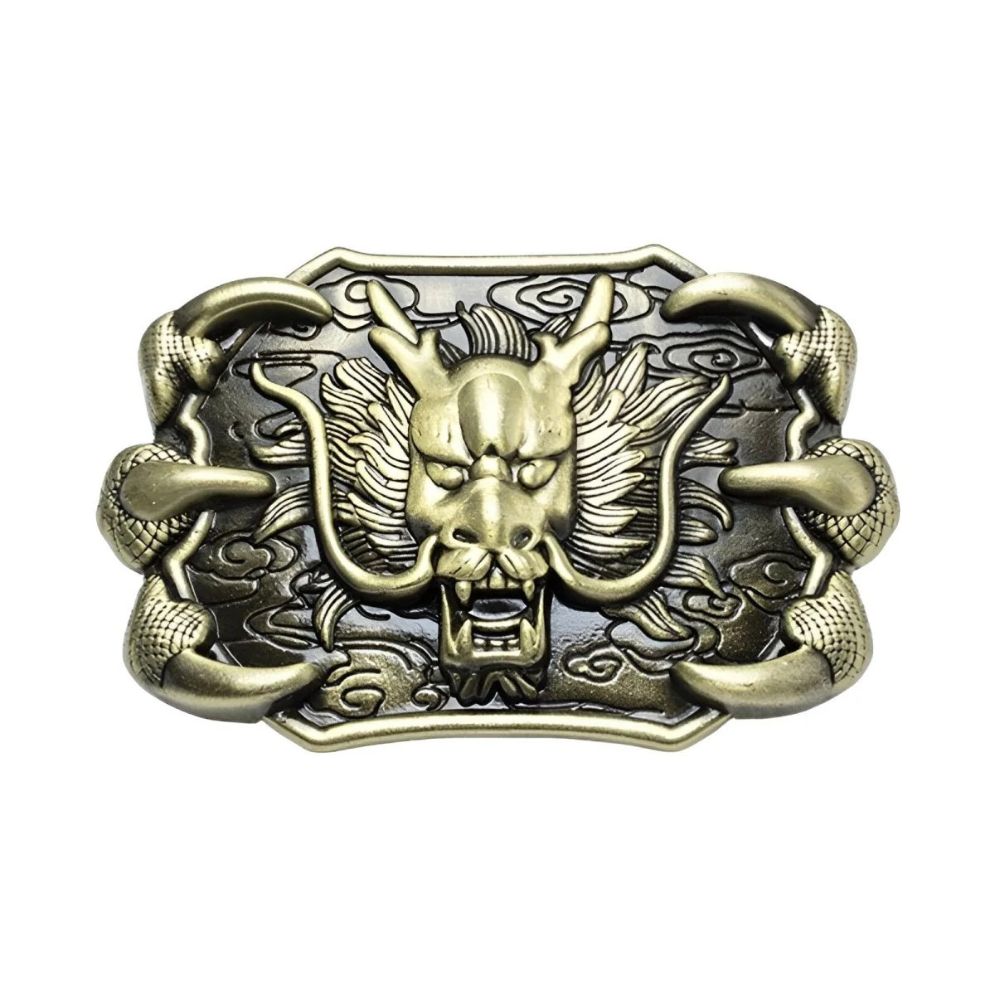 Boucle de Ceinture Animal Tête de Dragon Modèle Brody - La Ceinturerie
