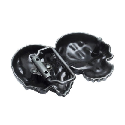 Boucle de Ceinture Double Têtes de Mort Modèle Polly - La Ceinturerie