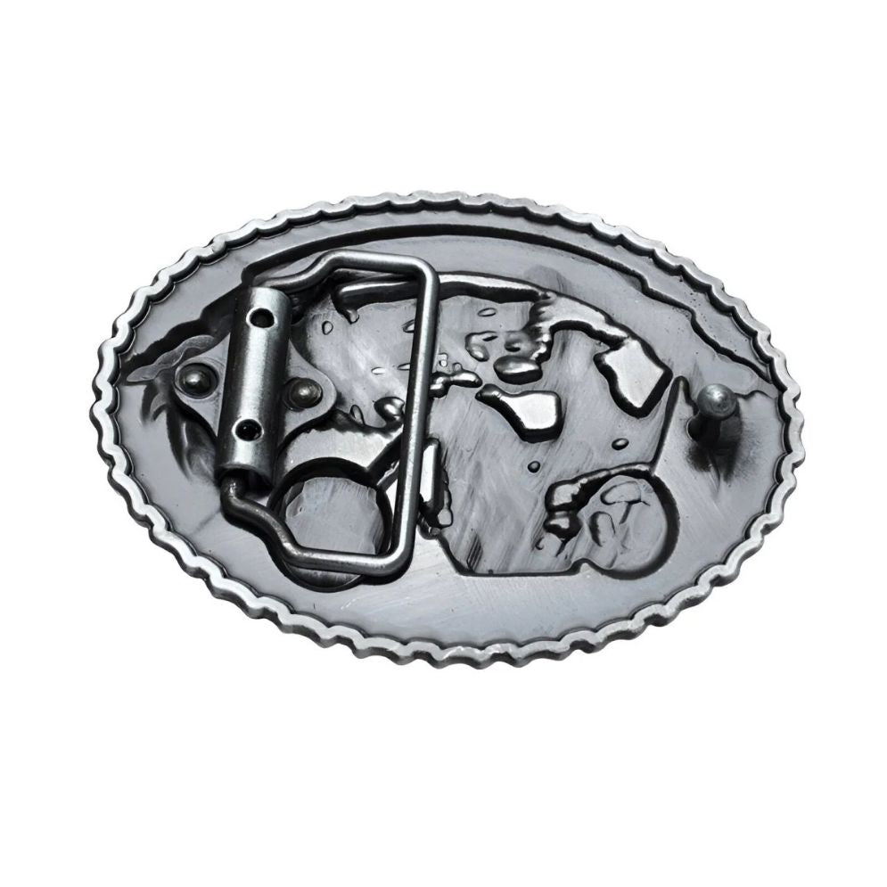 Boucle de Ceinture Moto "Born to be Free" Modèle Rick - La Ceinturerie