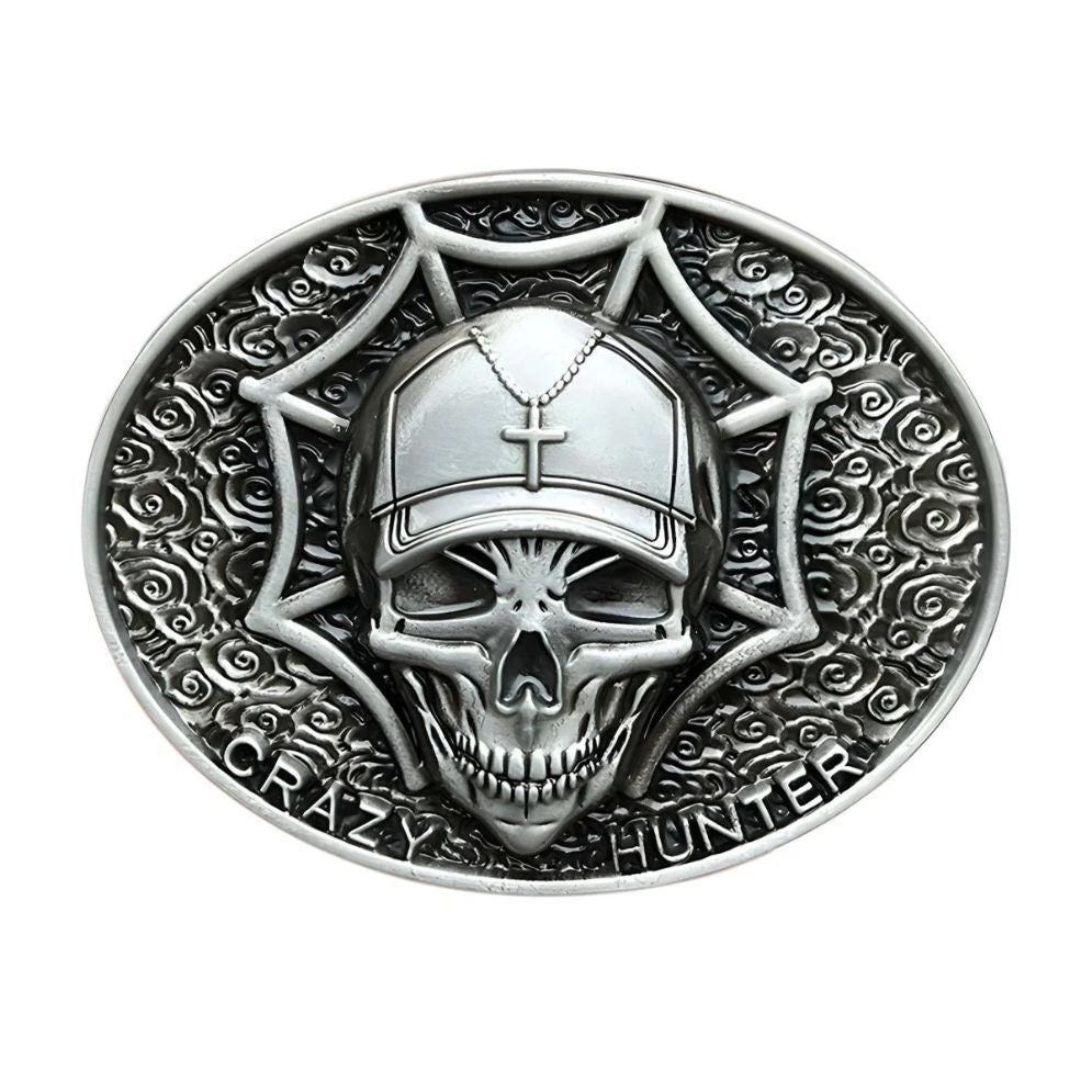 Boucle de Ceinture Tête de Mort Crazy Hunter Modèle Lucian