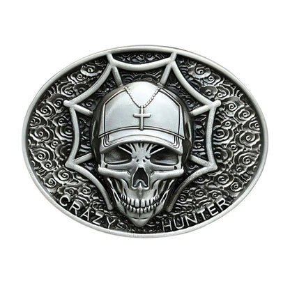 Boucle de Ceinture Tête de Mort Crazy Hunter Modèle Lucian