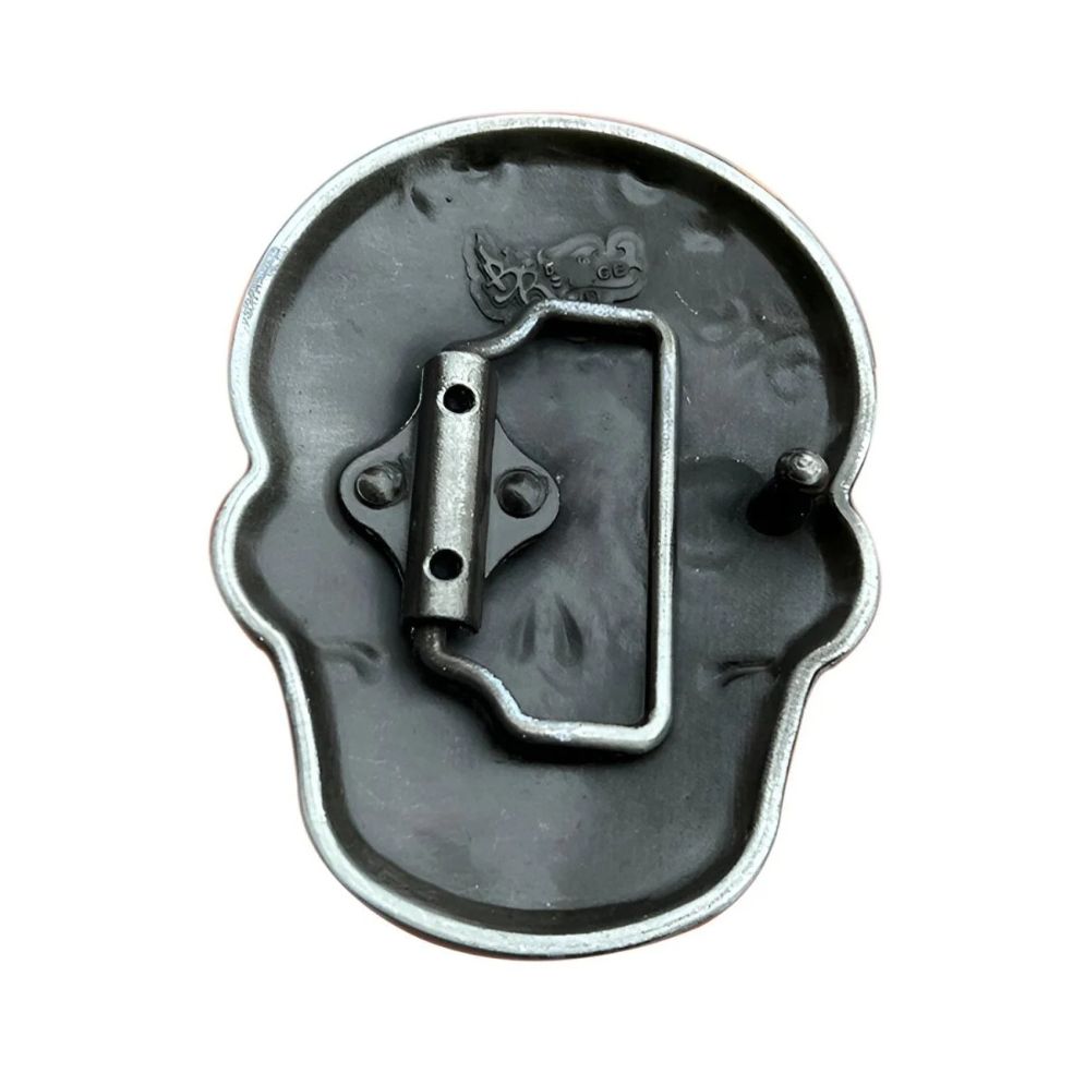 Boucle de Ceinture Tête de Mort Mexicaine Modèle Alberto