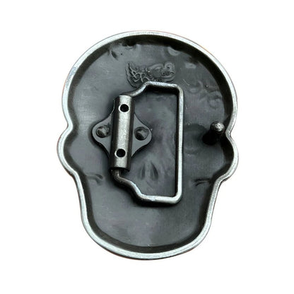 Boucle de Ceinture Tête de Mort Mexicaine Modèle Alberto