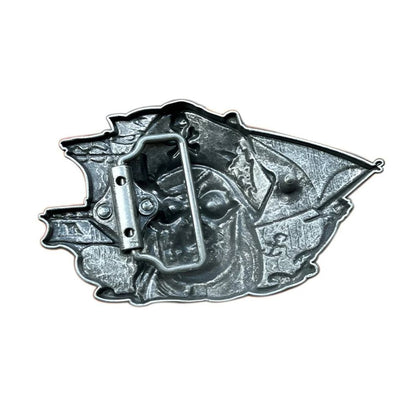 Boucle de Ceinture Tête de Mort Pirate Modèle Josua - La Ceinturerie