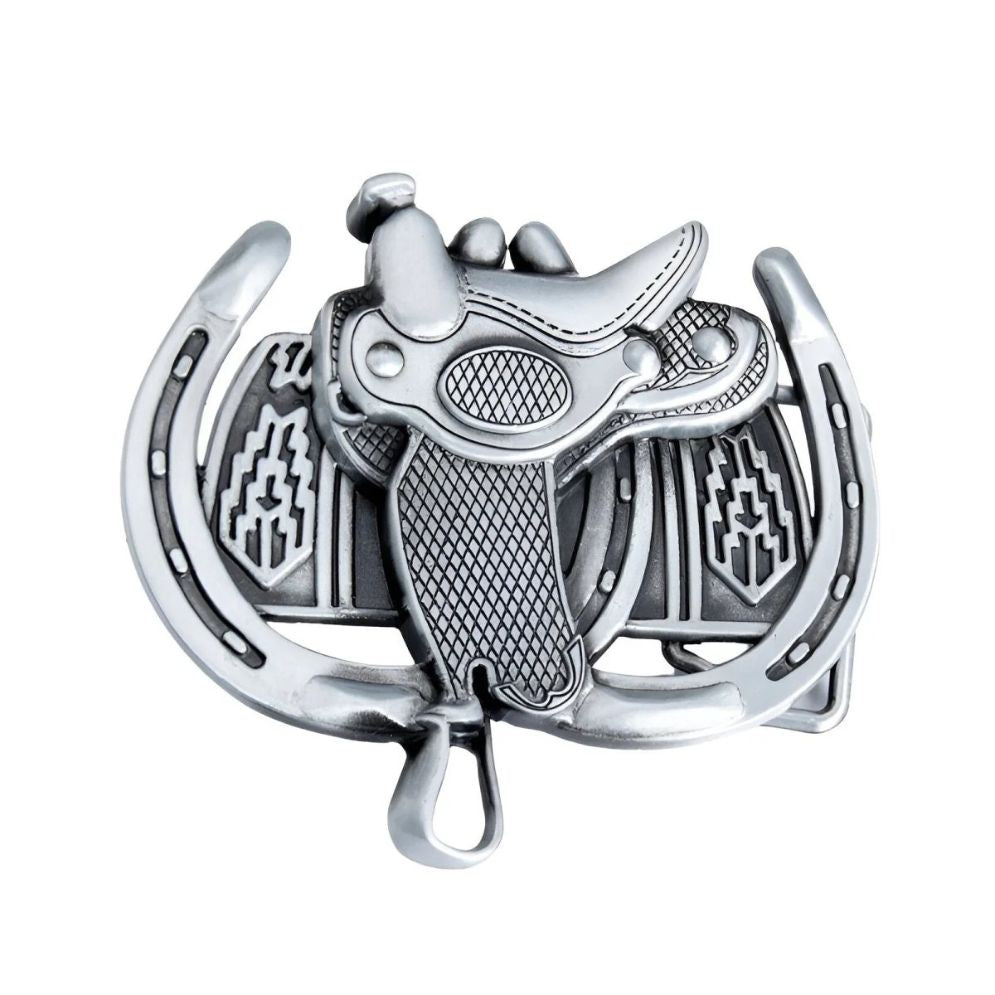 Boucle Ceinture Western Selle de Cheval Modèle Herbod - La Ceinturerie