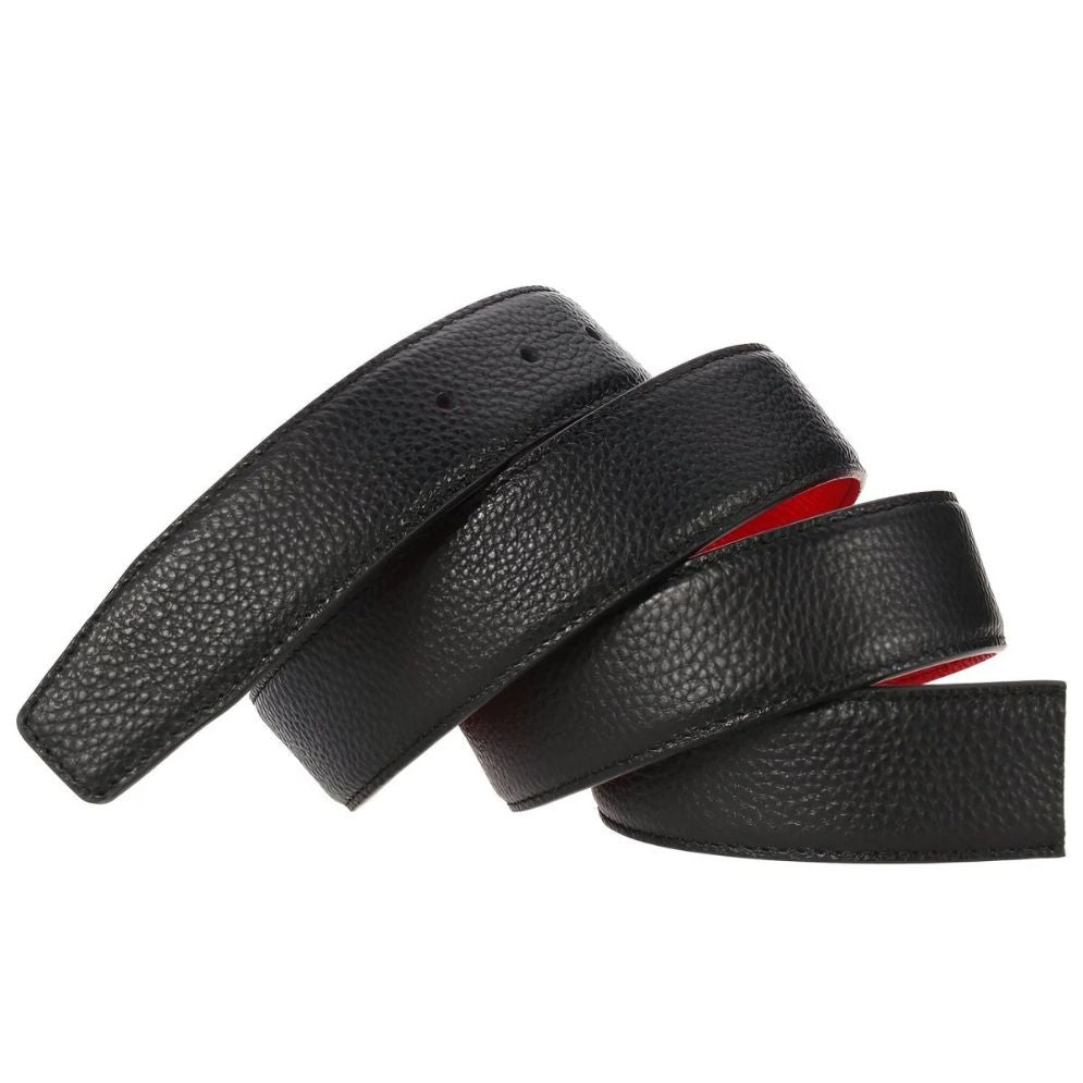 Lanière 3.4 cm Cuir Boucles Ardillons Modèle Edmund - La Ceinturerie