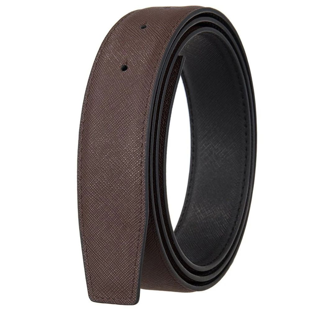 Lanière Ceinture 3.4 cm Cuir Réversible Modèle Ekrem - La Ceinturerie