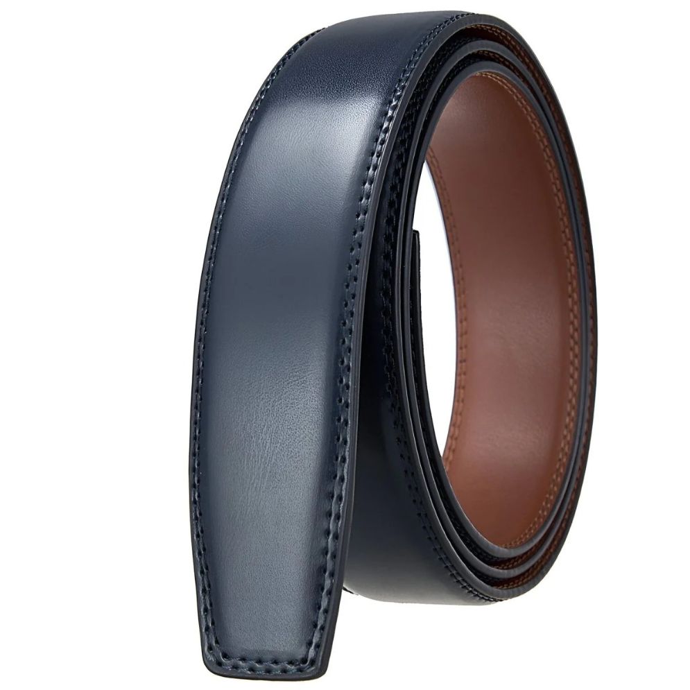 Lanière de Ceinture 3.5 cm Cuir pour Boucles Automatiques Modèle Lincoln - La Ceinturerie