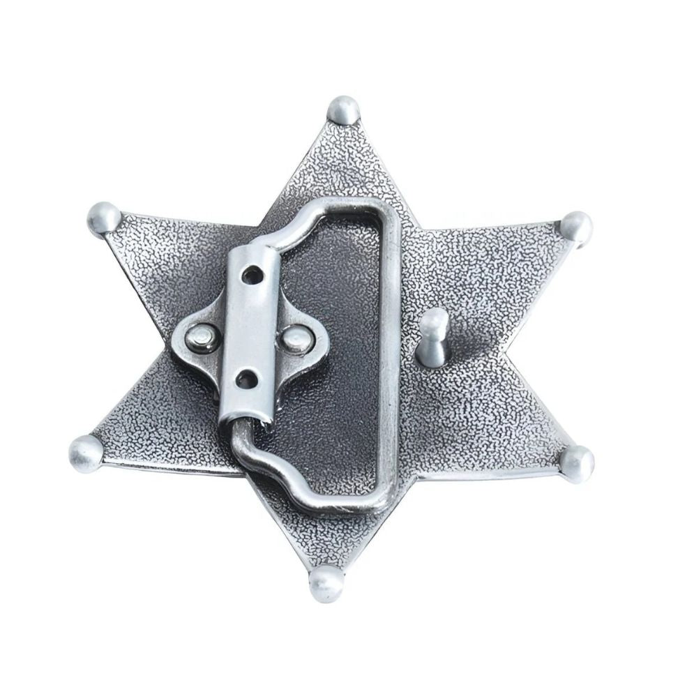 Boucle de Ceinture Américaine Insigne de Sheriff Modèle Harlan