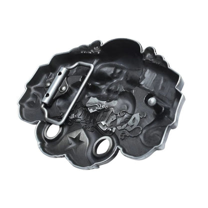 Boucle de Ceinture Moto "Gear Head" Mécanique Modèle Rick