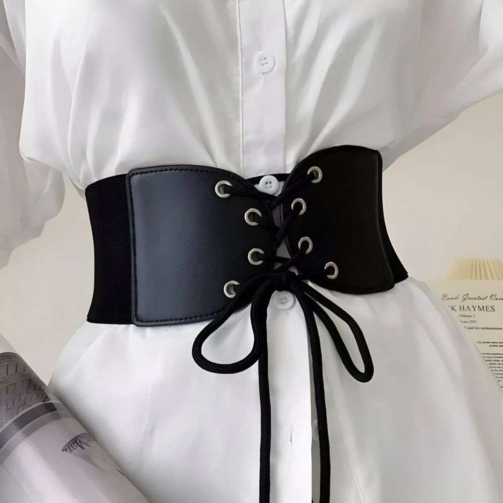 Ceinture Corset à Lacets Modèle Ubredice - La Ceinturerie