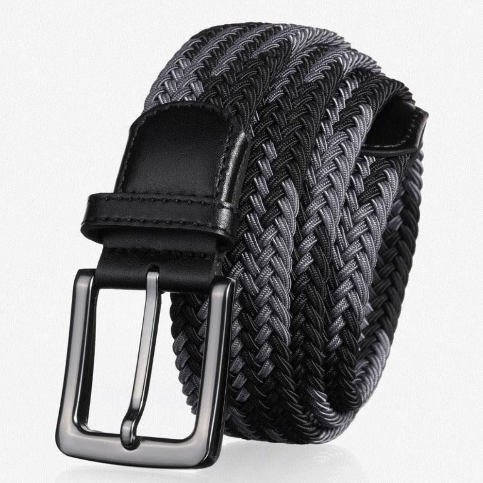 Ceinture Tressée Élastique pour Homme Modèle Thomas - La Ceinturerie