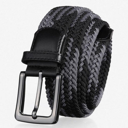 Ceinture Tressée Élastique pour Homme Modèle Thomas - La Ceinturerie