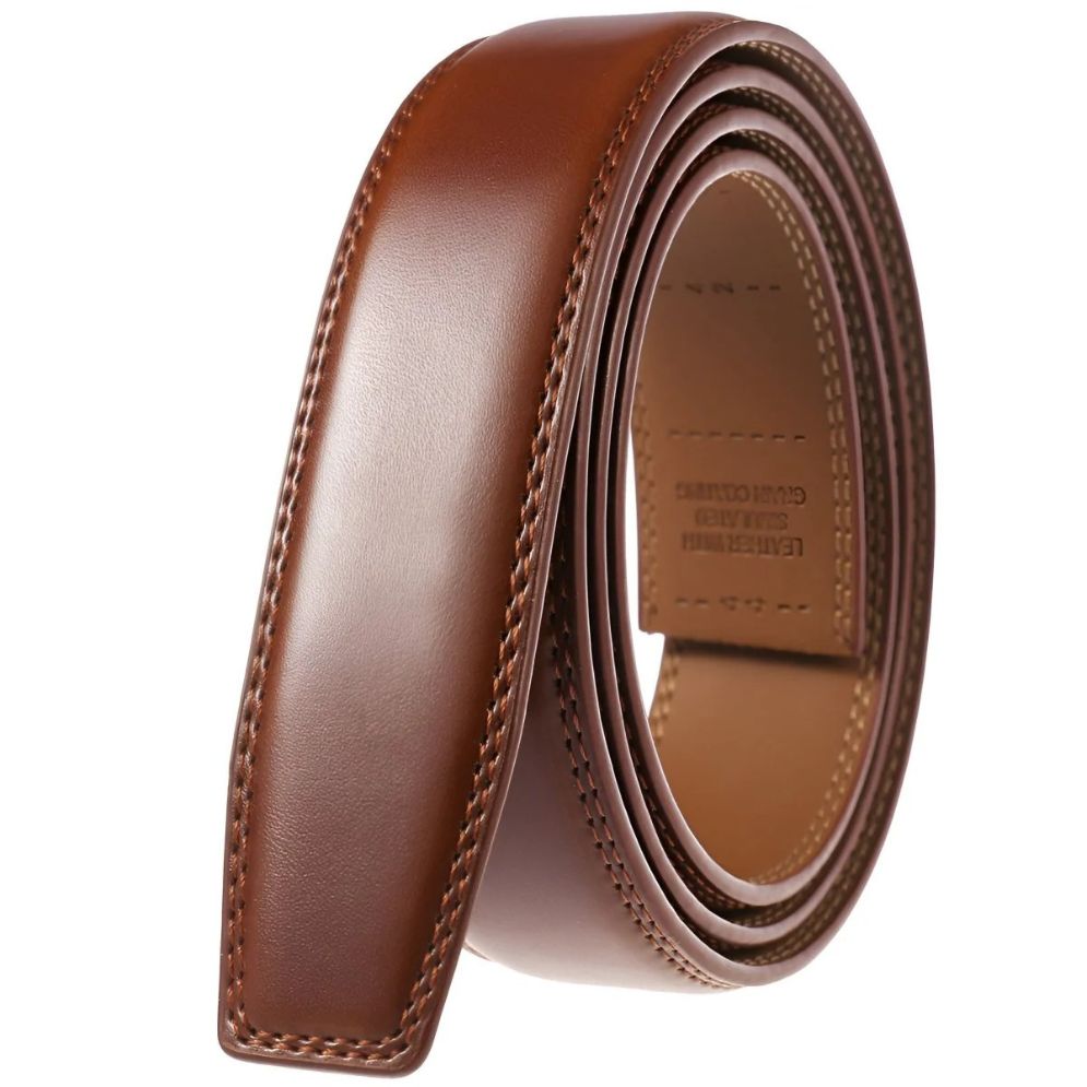 Lanière de Ceinture 3.5 cm Cuir pour Boucles Automatiques Modèle Lincoln - La Ceinturerie