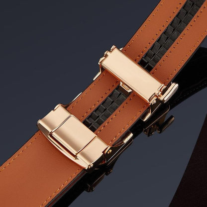 Ceinture de Costume en Cuir pour Homme Modèle Riley - La Ceinturerie