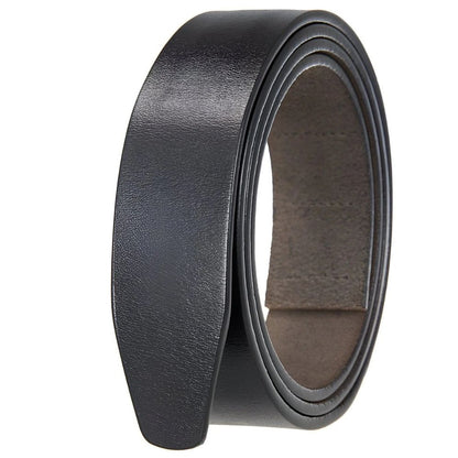 Lanière de Ceinture 3.5 cm Cuir Aspect Rétro Boucles Automatiques Modèle Boldo - La Ceinturerie