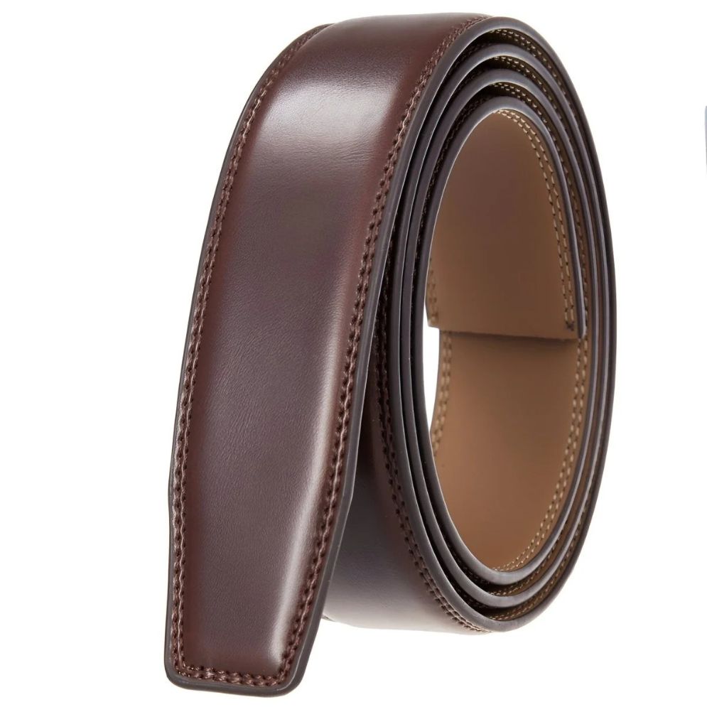 Lanière de Ceinture 3.5 cm Cuir pour Boucles Automatiques Modèle Lincoln - La Ceinturerie