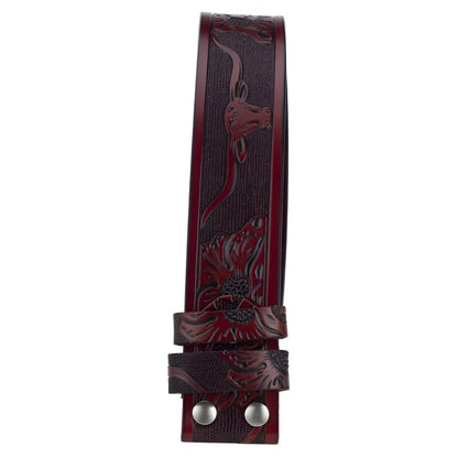 Lanière Ceinture 3.8 cm en Cuir Interchangeables Western - La Ceinturerie