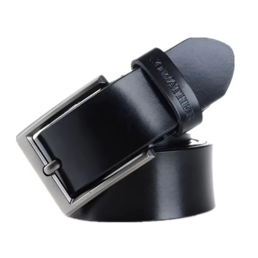 Ceinture en Cuir Plein Fleur, Souple et Confortable Pour Homme