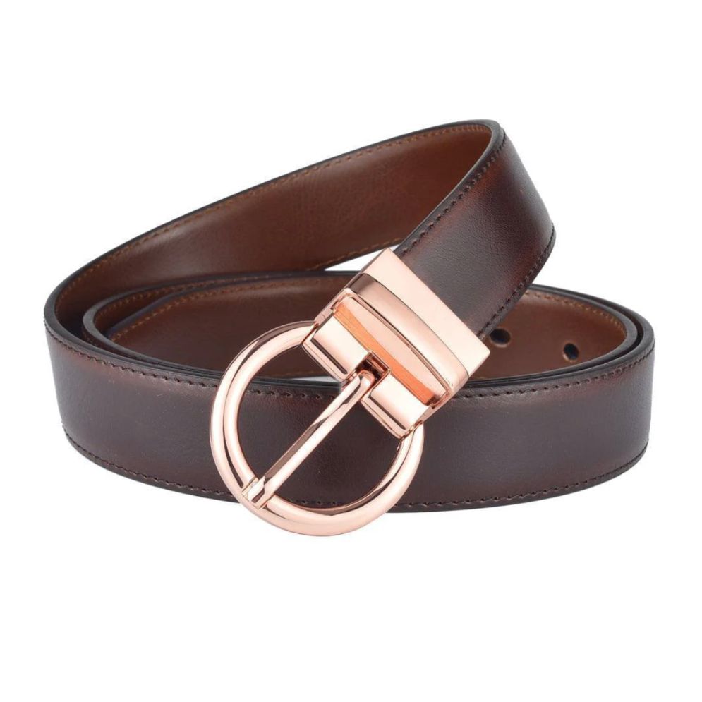 Ceinture Réversible 2 en 1 en Cuir Modèle Marika - La Ceinturerie