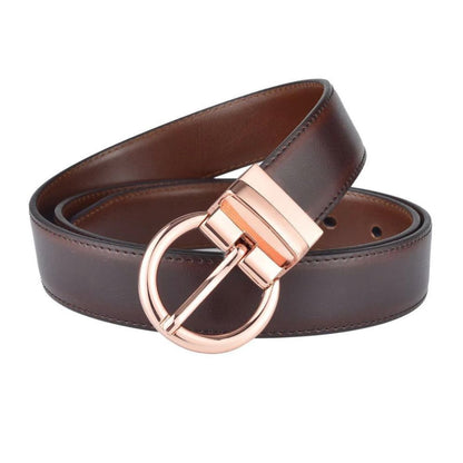 Ceinture Réversible 2 en 1 en Cuir Modèle Marika - La Ceinturerie