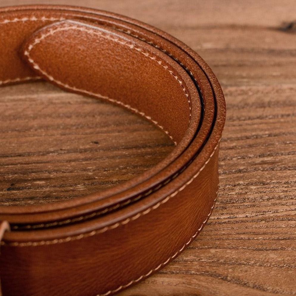 Ceinture Casual en Cuir pour Homme Modèle Alban - La Ceinturerie
