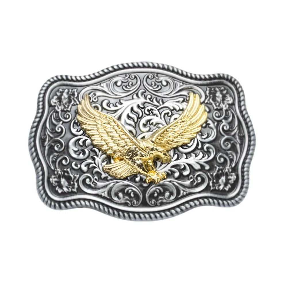 Boucle de Ceinture Américaine Aigle Doré Modèle Abia - La Ceinturerie


